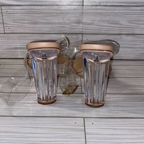Justfab Hanna Transparent Heeled Sandal - Picture 4 of 8